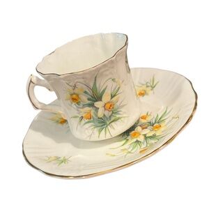 Floral Teacup and Saucer Set